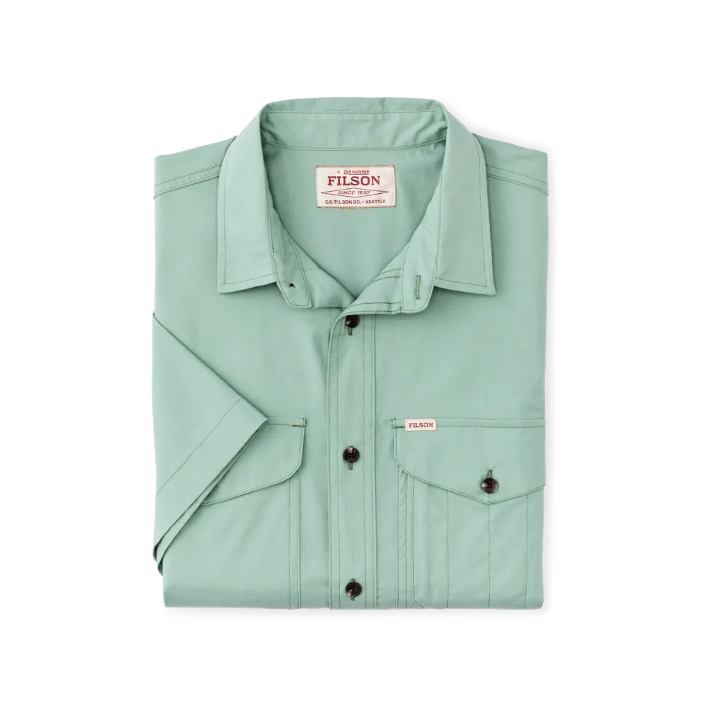 Twin Lakes Short Sleeve Sport Shirt - Granite Green