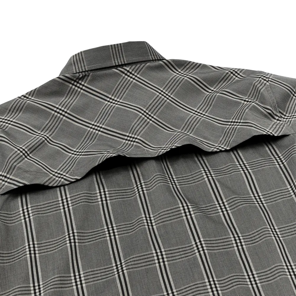 Twin Lakes Short Sleeve Sport Shirt - Gravel Gray Plaid