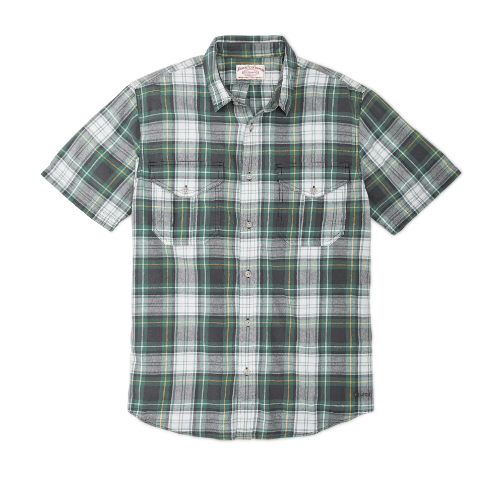 Short Sleeve Lightweight Alaskan Guide Shirt - Ink Blue / North Sea