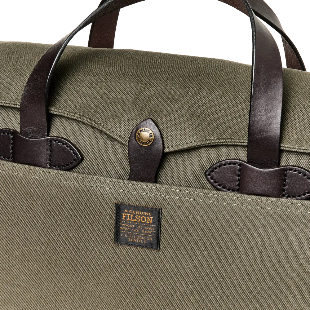 Rugged Twill Original Briefcase - Otter Green