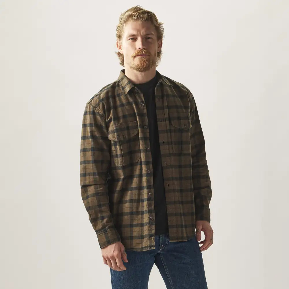 Alaskan Guide Shirt - Otter Green/black