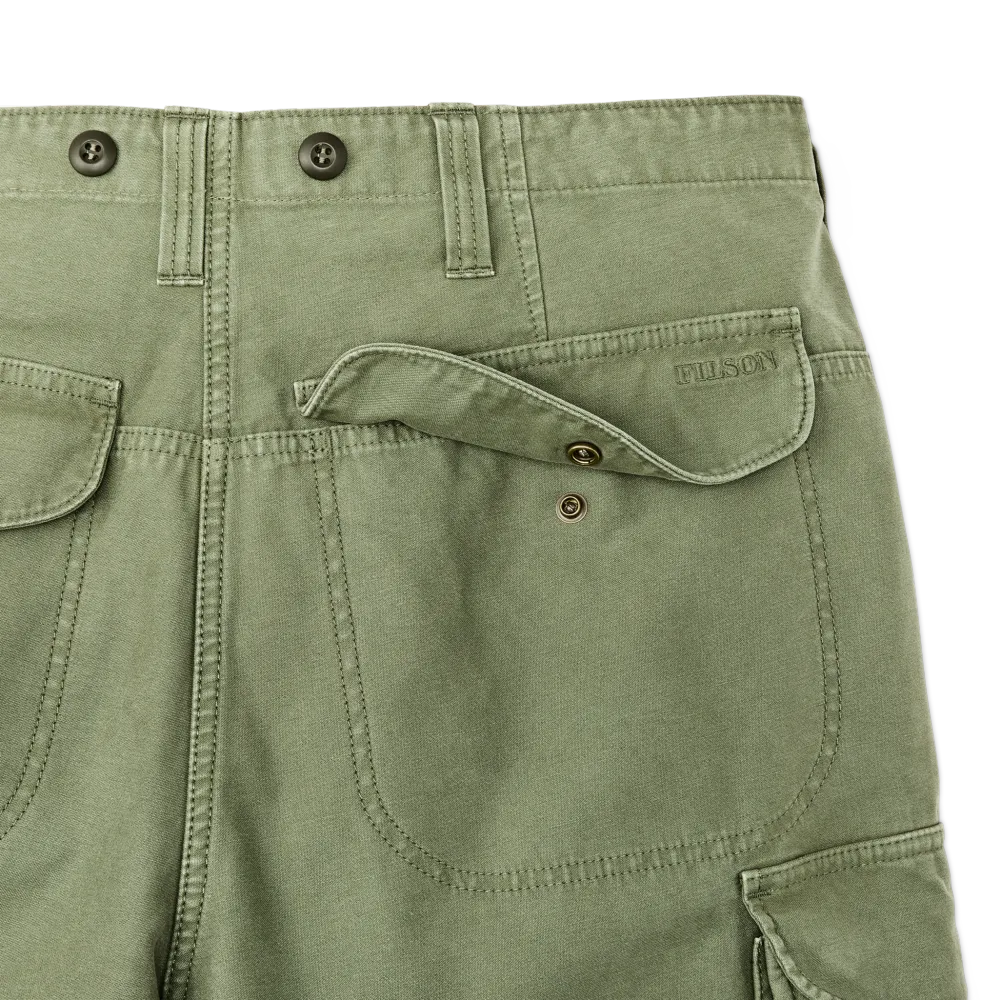 Field Cargo Shorts - Washed Fatigue Green