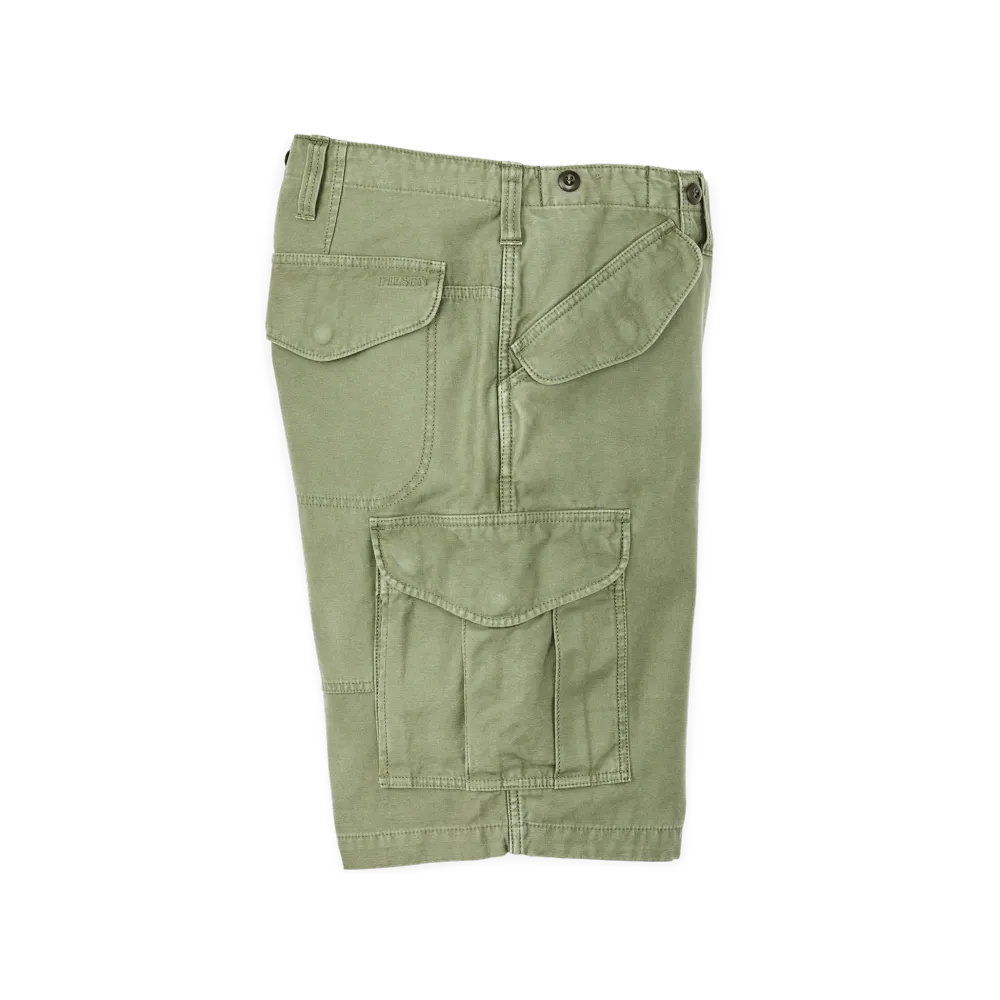 Field Cargo Shorts - Washed Fatigue Green