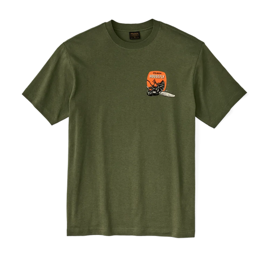 Filson X Housefly Frontier Graphic T-shirt - Cypress / Energy