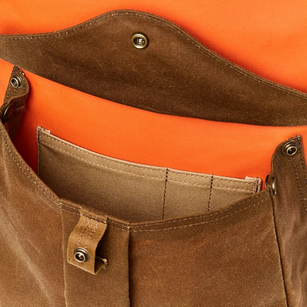 Journeyman Backpack - Dark Tan / Flame
