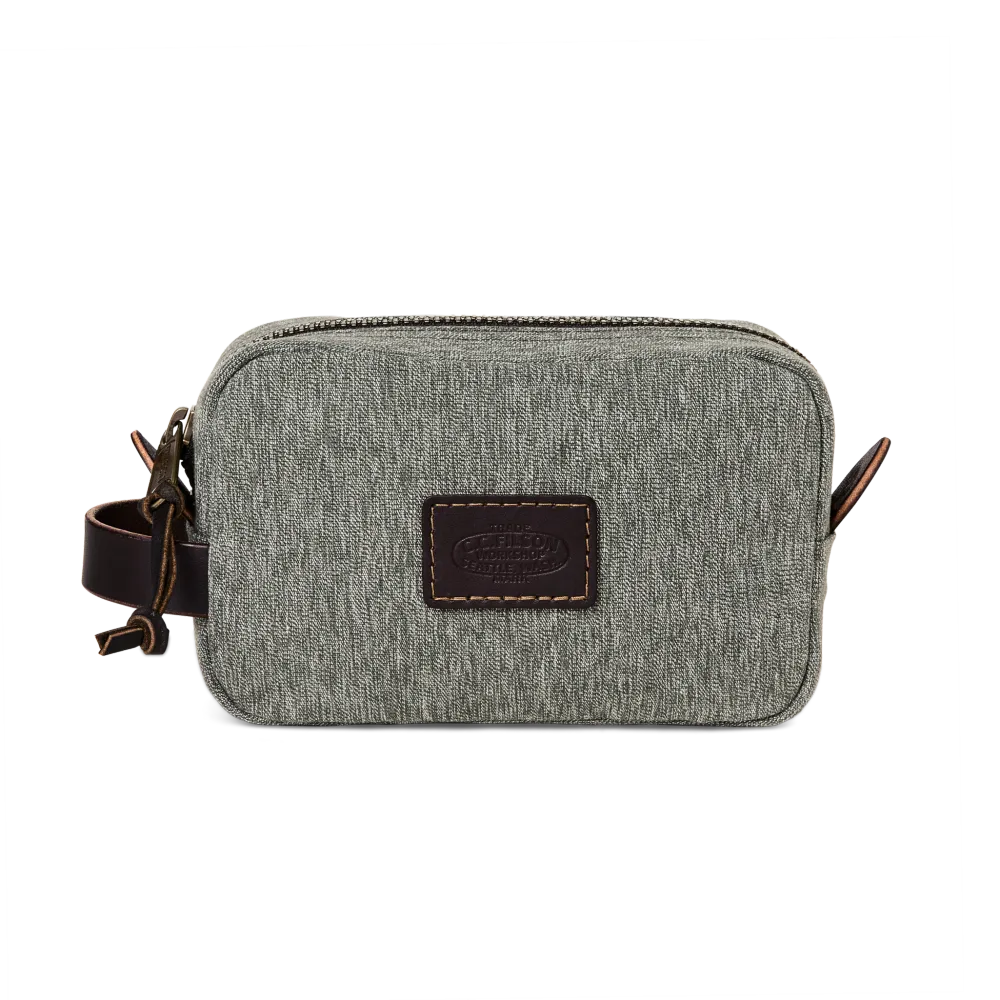 Filson Workshop Canvas Travel Kit - Od Salt And Pepper