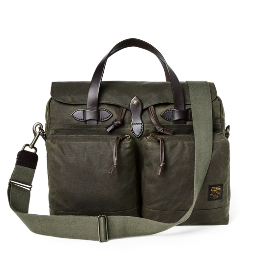 24 Hour Tin Cloth Briefcase - Otter Green