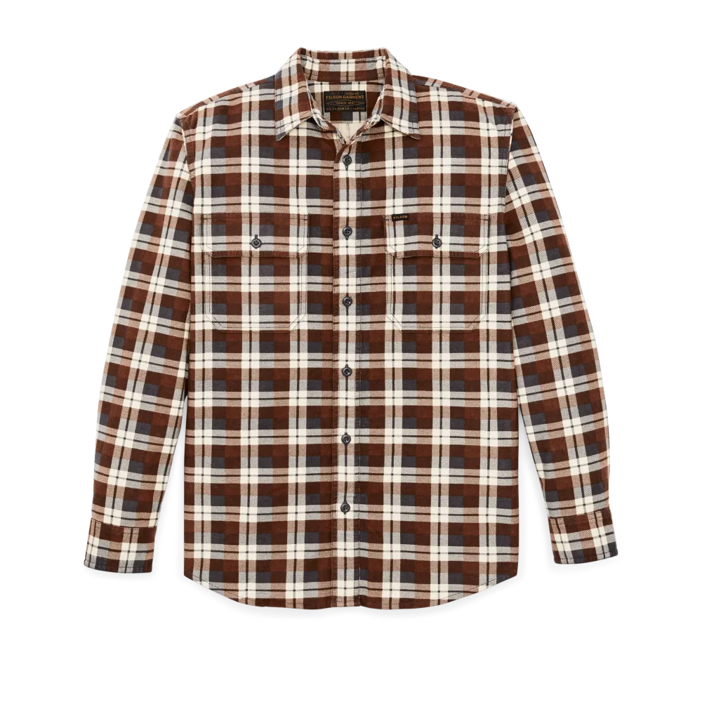 Field Flannel Shirt - Brown / Gray Plaid