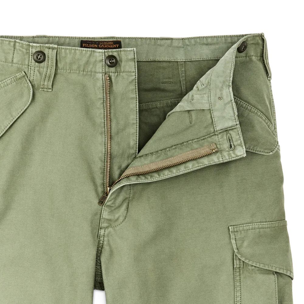 Field Cargo Shorts - Washed Fatigue Green