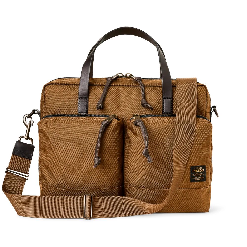 Dryden Briefcase - Whiskey