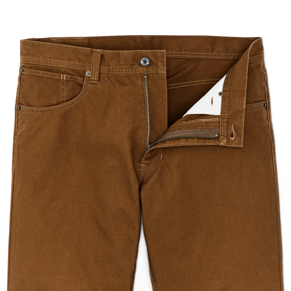 Dry Tin Cloth 5-pocket Pants - Whiskey
