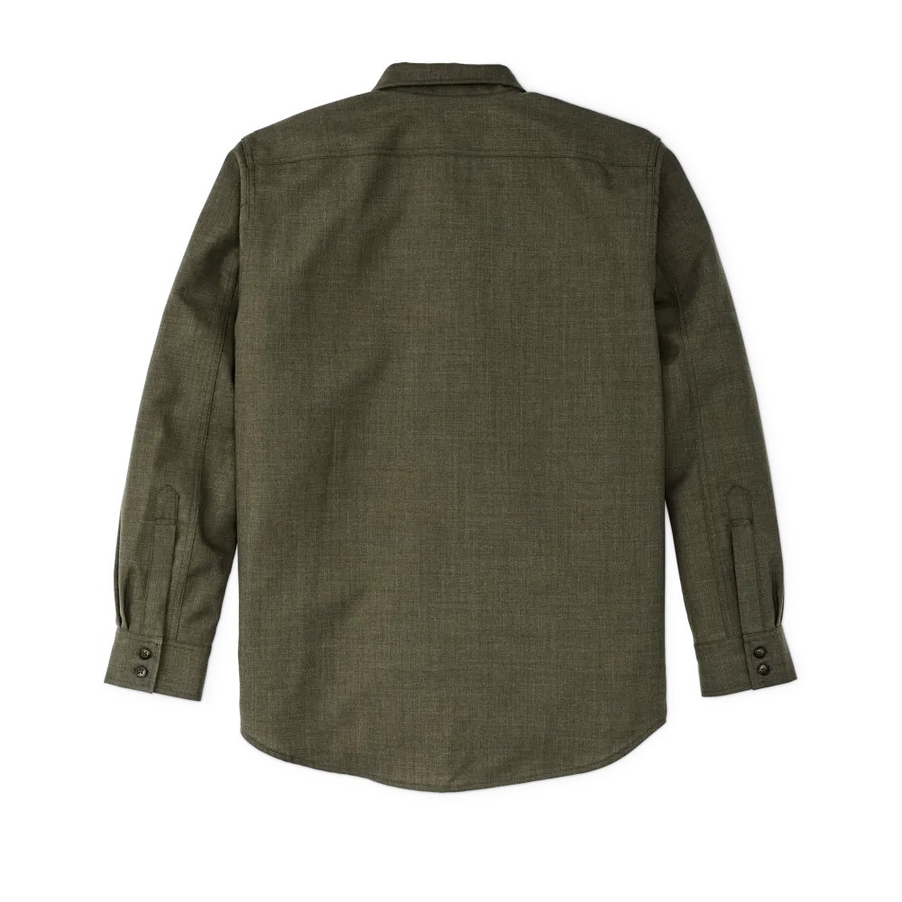 Worsted Wool Guide Shirt - Forest Green Heather