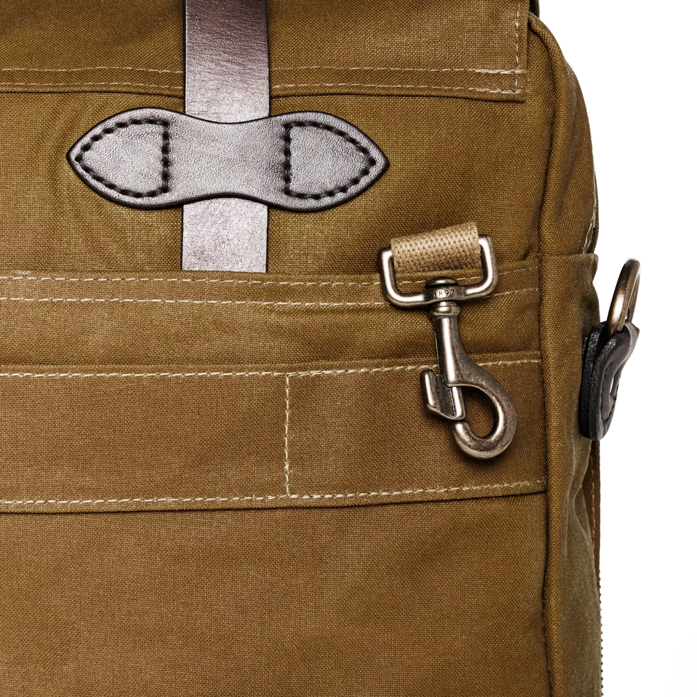 24 Hour Tin Cloth Briefcase - Dark Tan