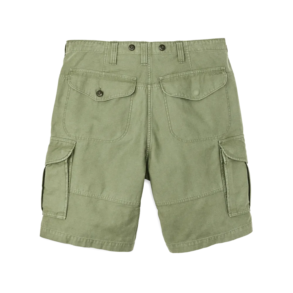 Field Cargo Shorts - Washed Fatigue Green