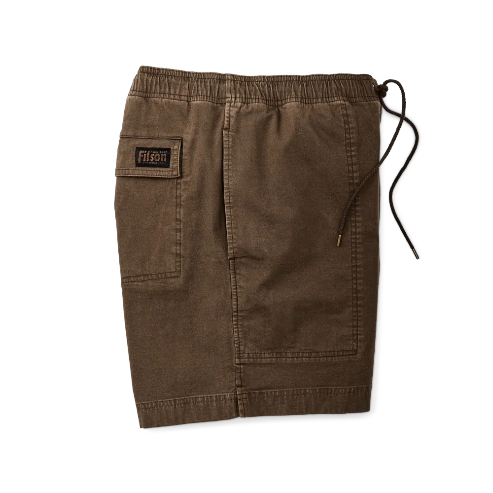 Granite Mountain Pull On Shorts - Dark Earth