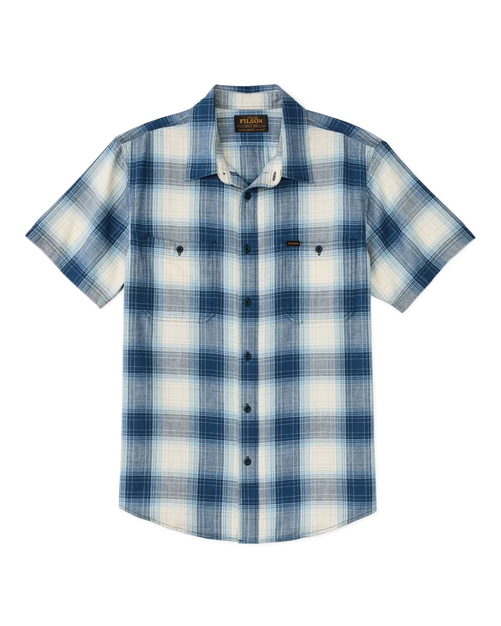 Short Sleeve Chambray Shirt  - Indigo Chambray
