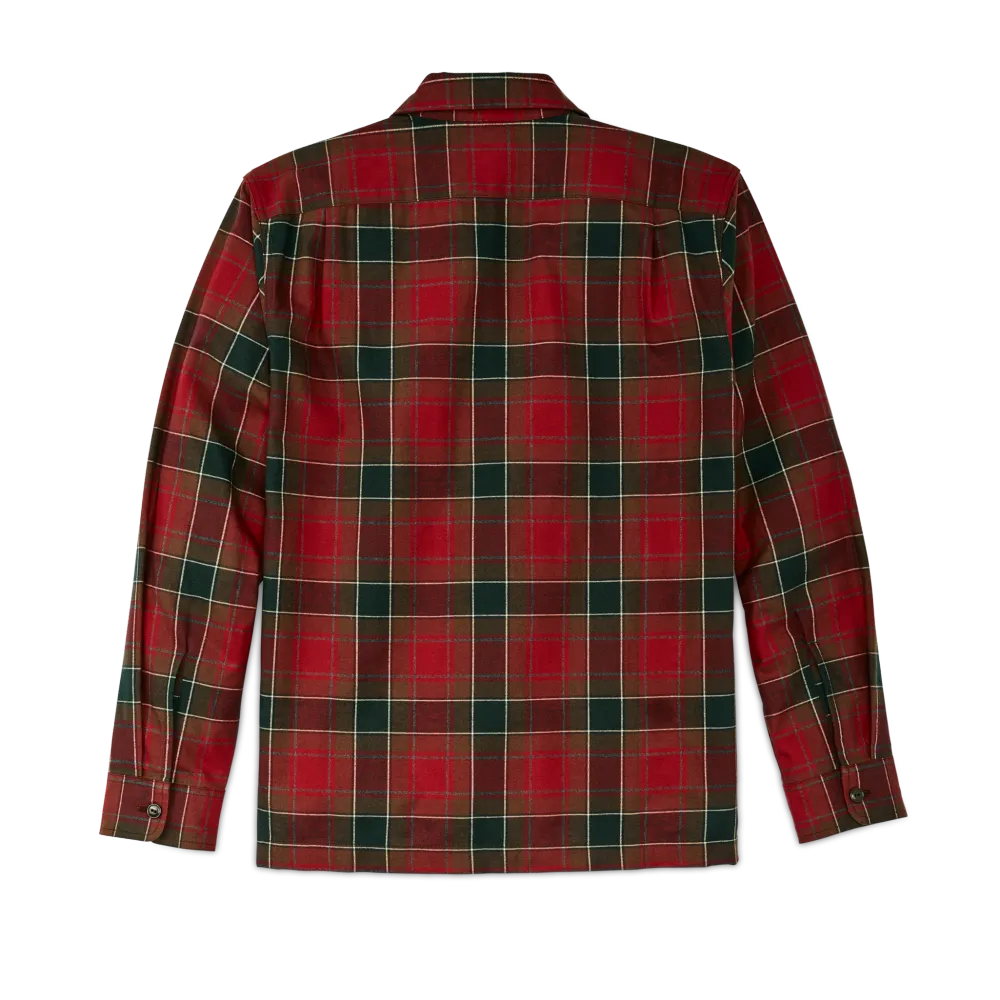 Elk Heights Camp Shirt - Sycamore Green / Red Plaid