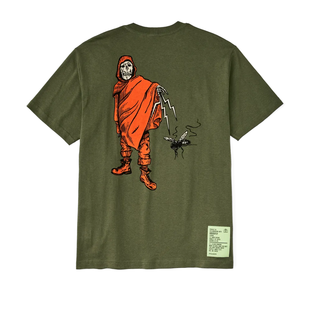 Filson X Housefly Frontier Graphic T-shirt - Cypress / Energy