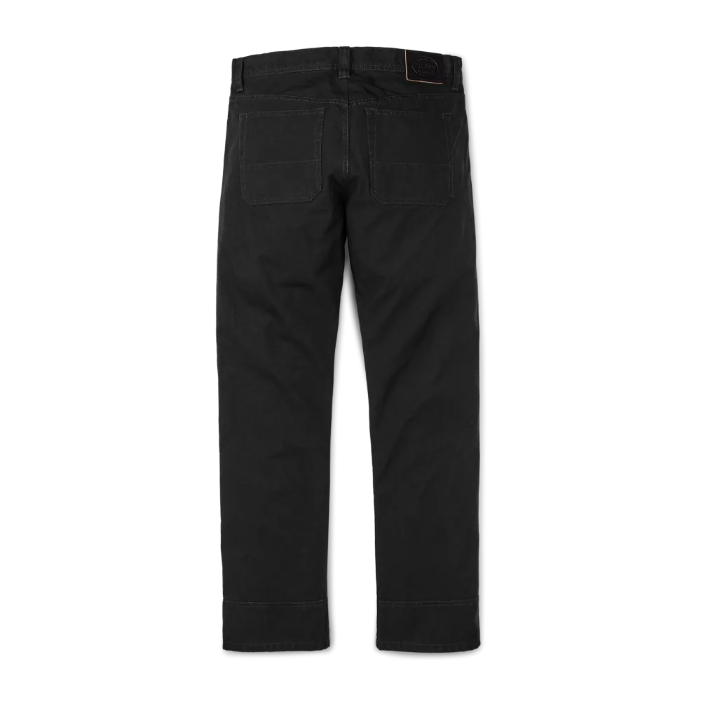 Dry Tin Cloth 5-pocket Pants - Raven