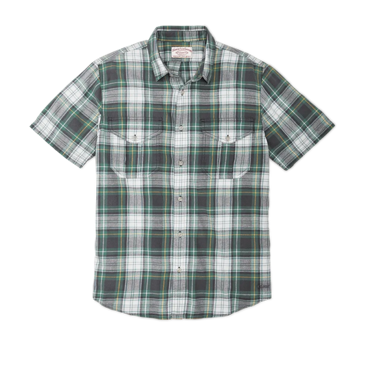 Short Sleeve Lightweight Alaskan Guide Shirt  - Ink Blue / North Sea