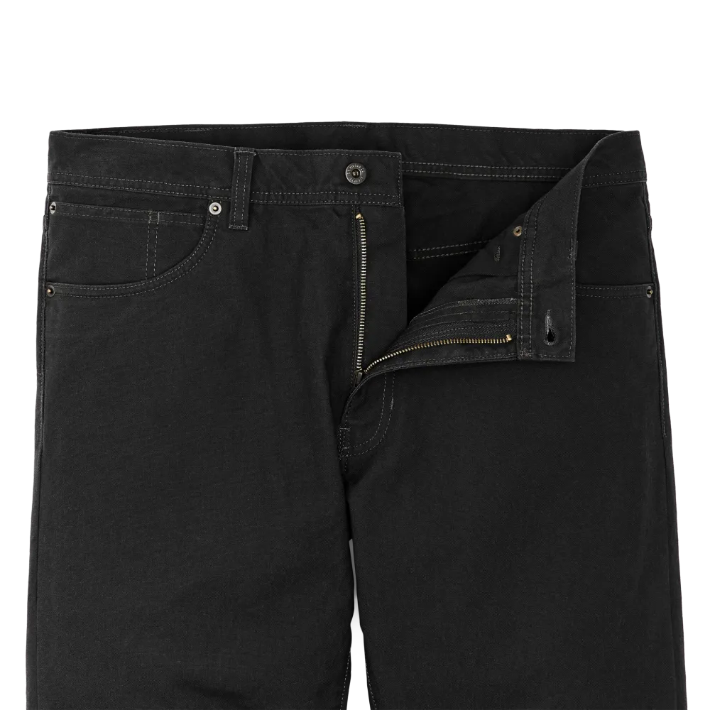 Dry Tin Cloth 5-pocket Pants - Raven
