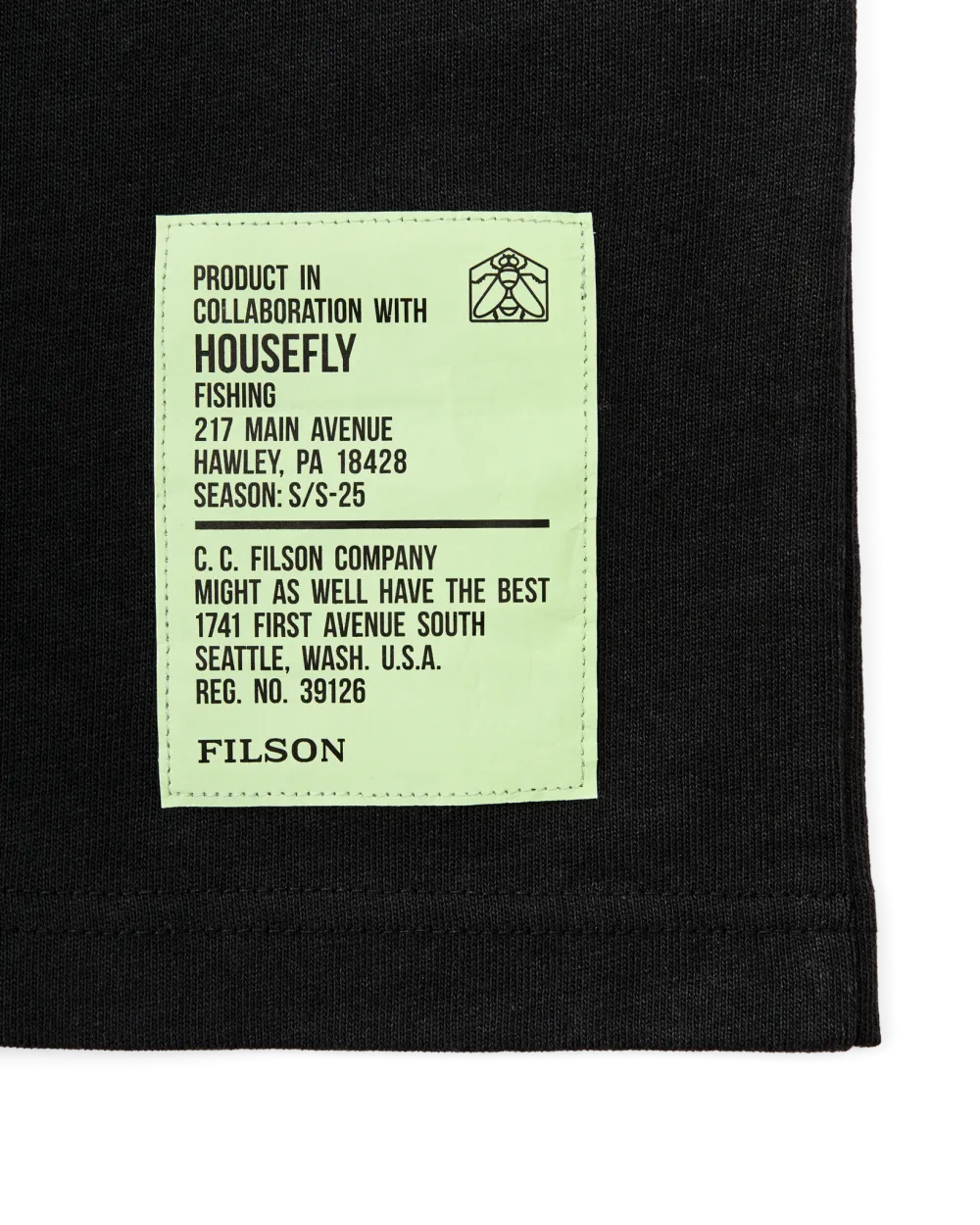 Filson X Housefly Frontier Graphic T-shirt - Black / Worldwide