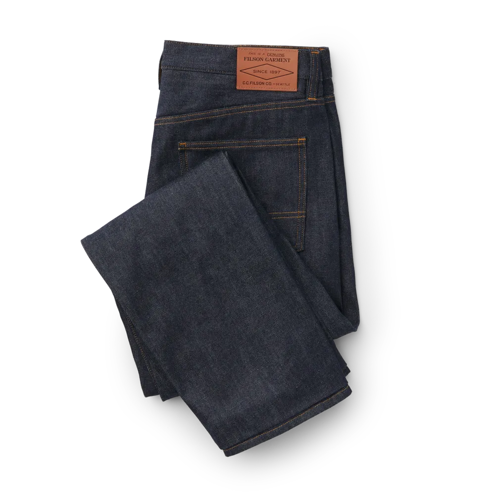 Bullbuck Double-front Jeans - Raw Indigo