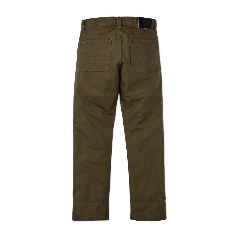 Dry Tin Cloth 5-pocket Pants - Marsh Olive
