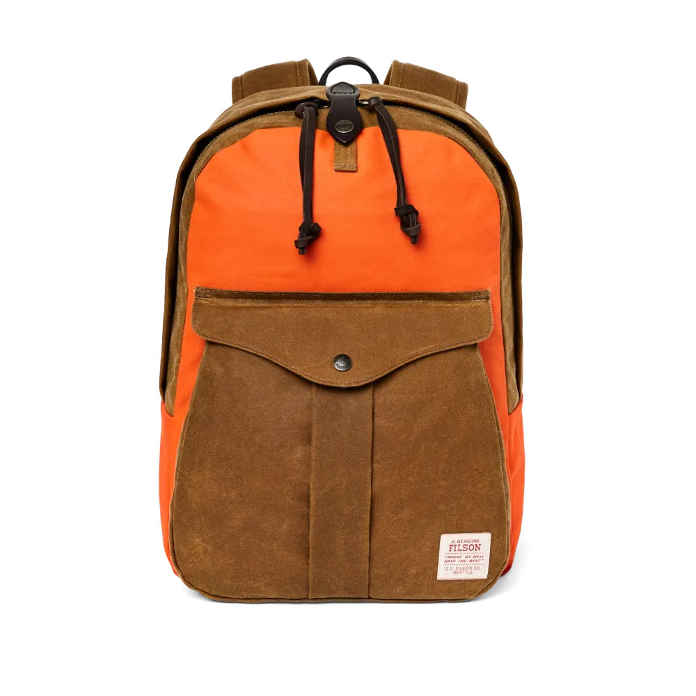 Journeyman Backpack - Dark Tan / Flame