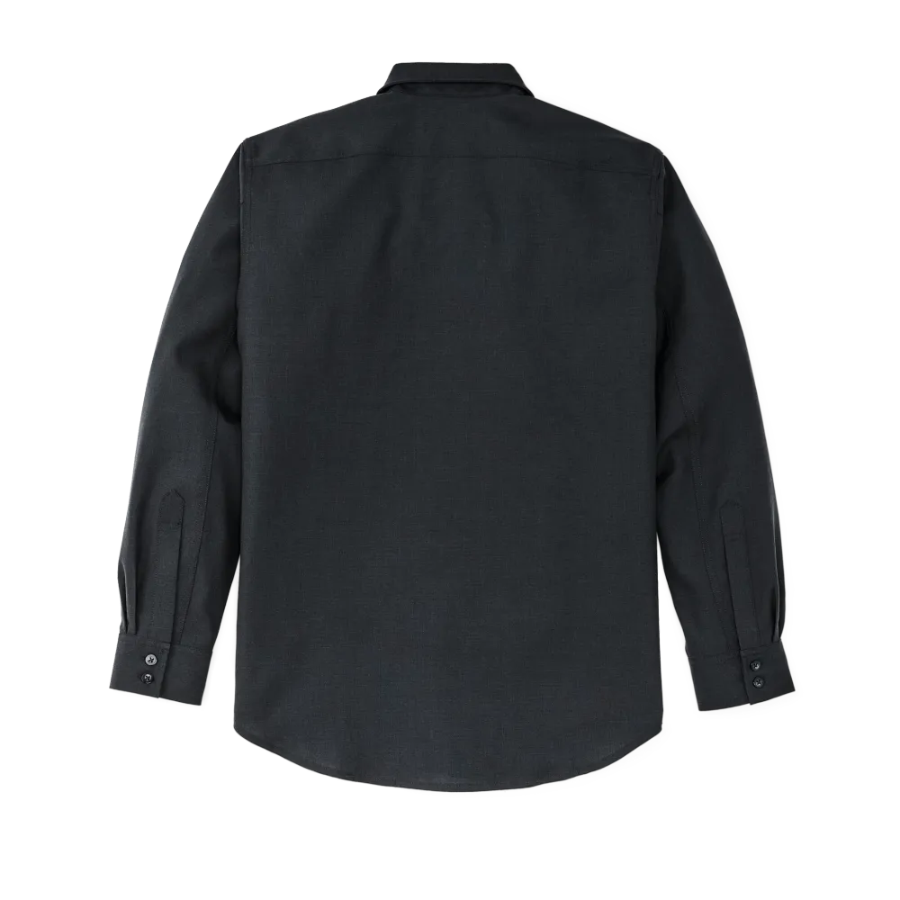 Worsted Wool Guide Shirt - Blue Graphite