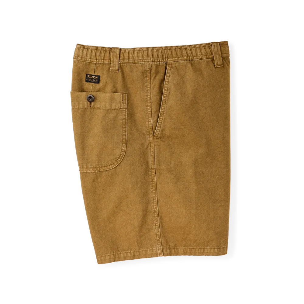 Oakville Canvas Shorts - Bronze Brown