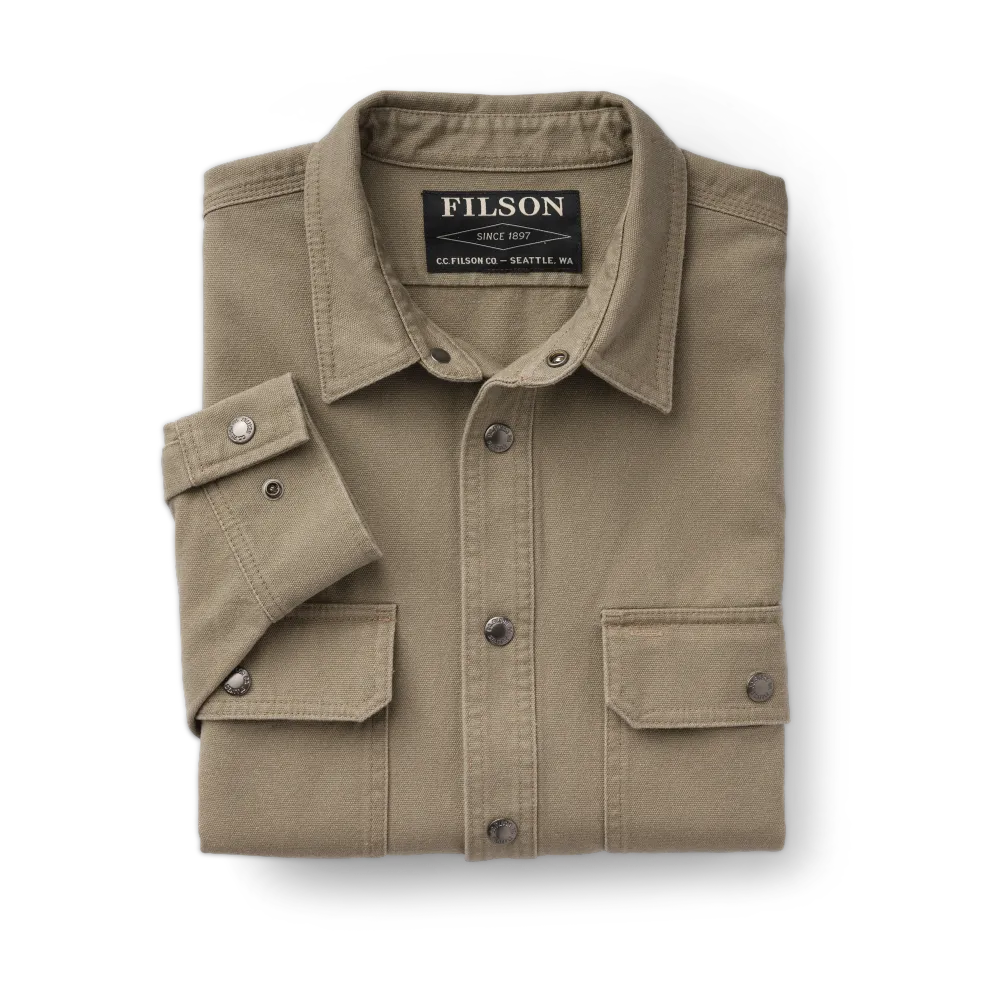 Canvas Work Shirt - Gravel Taupe