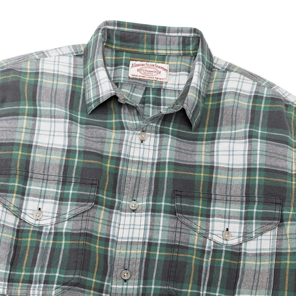 Short Sleeve Lightweight Alaskan Guide Shirt  - Ink Blue / North Sea