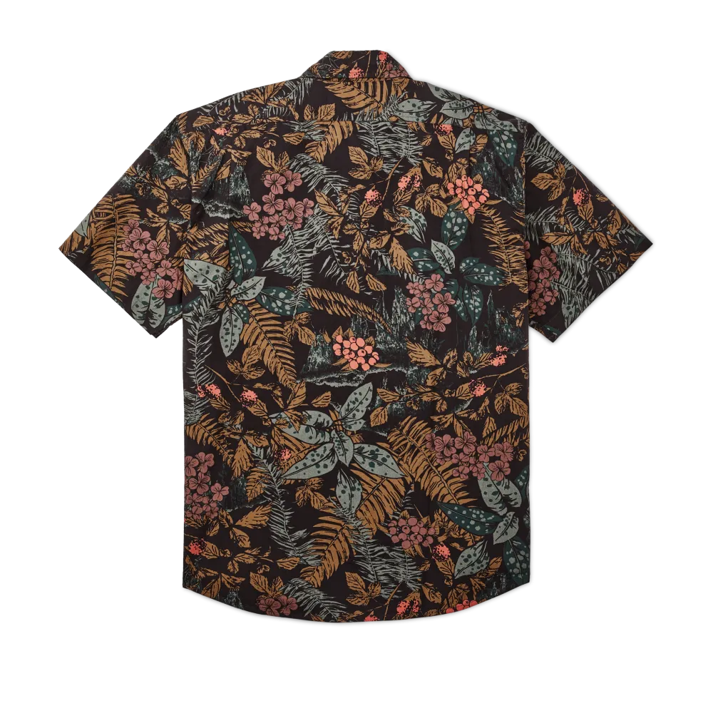 Filson's Washed Short Sleeve Feather Cloth Shirt - Northwest Rainforest