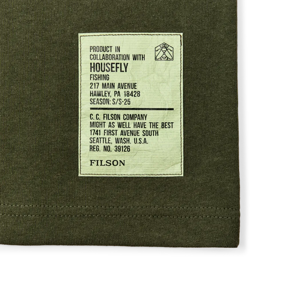 Filson X Housefly Frontier Graphic T-shirt - Cypress / Energy
