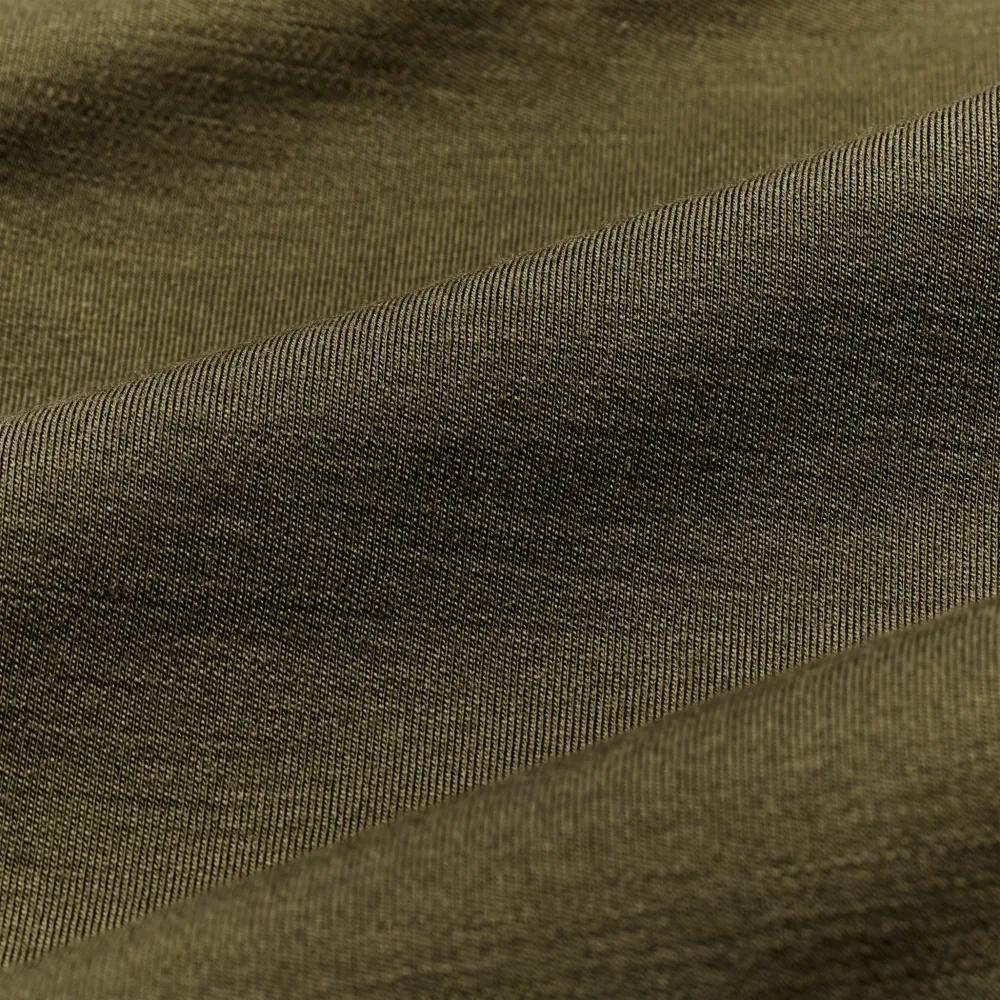 400g Merino Wool Hoodie - Dark Olive