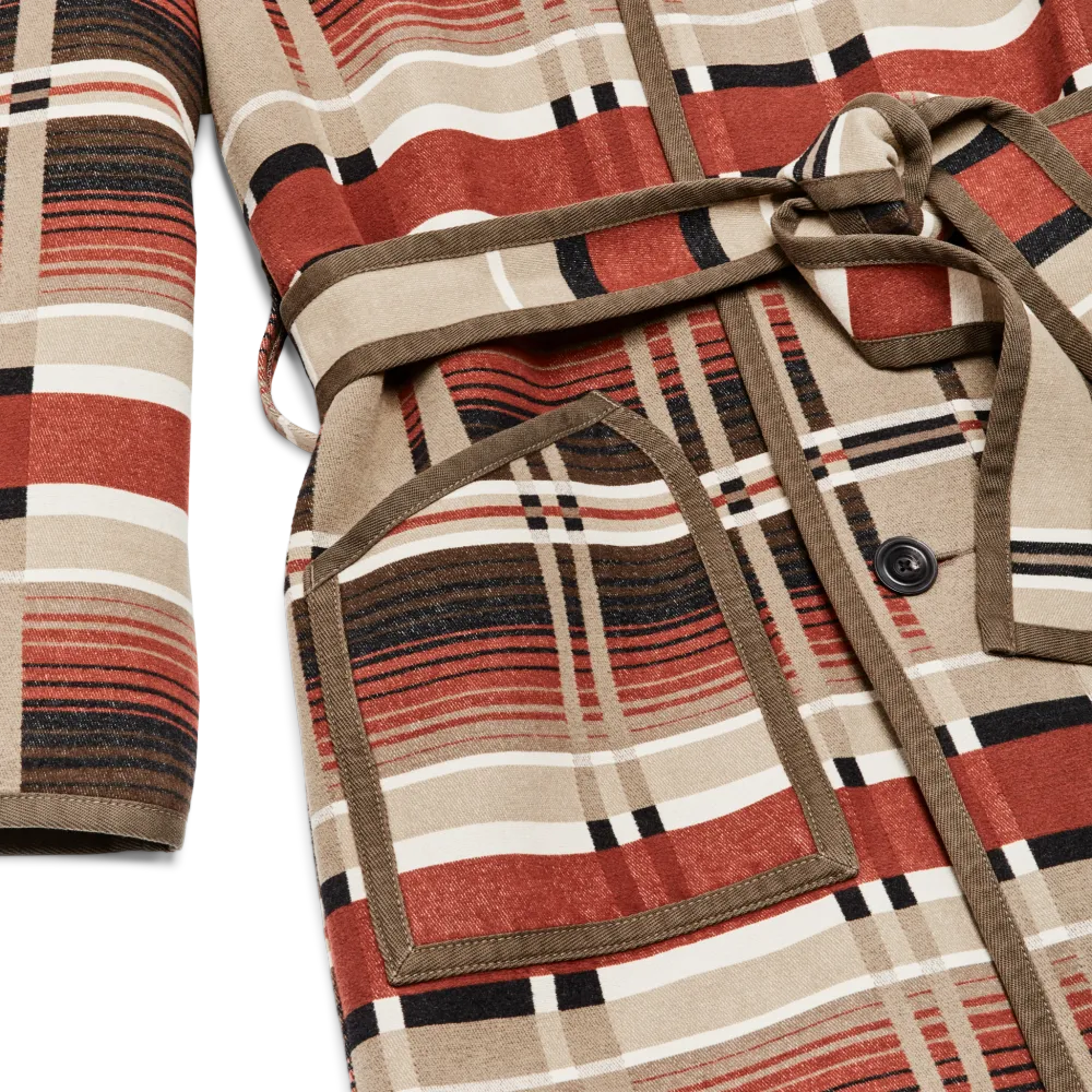 Beartooth Robe - Bloodstone / Tan Ombre