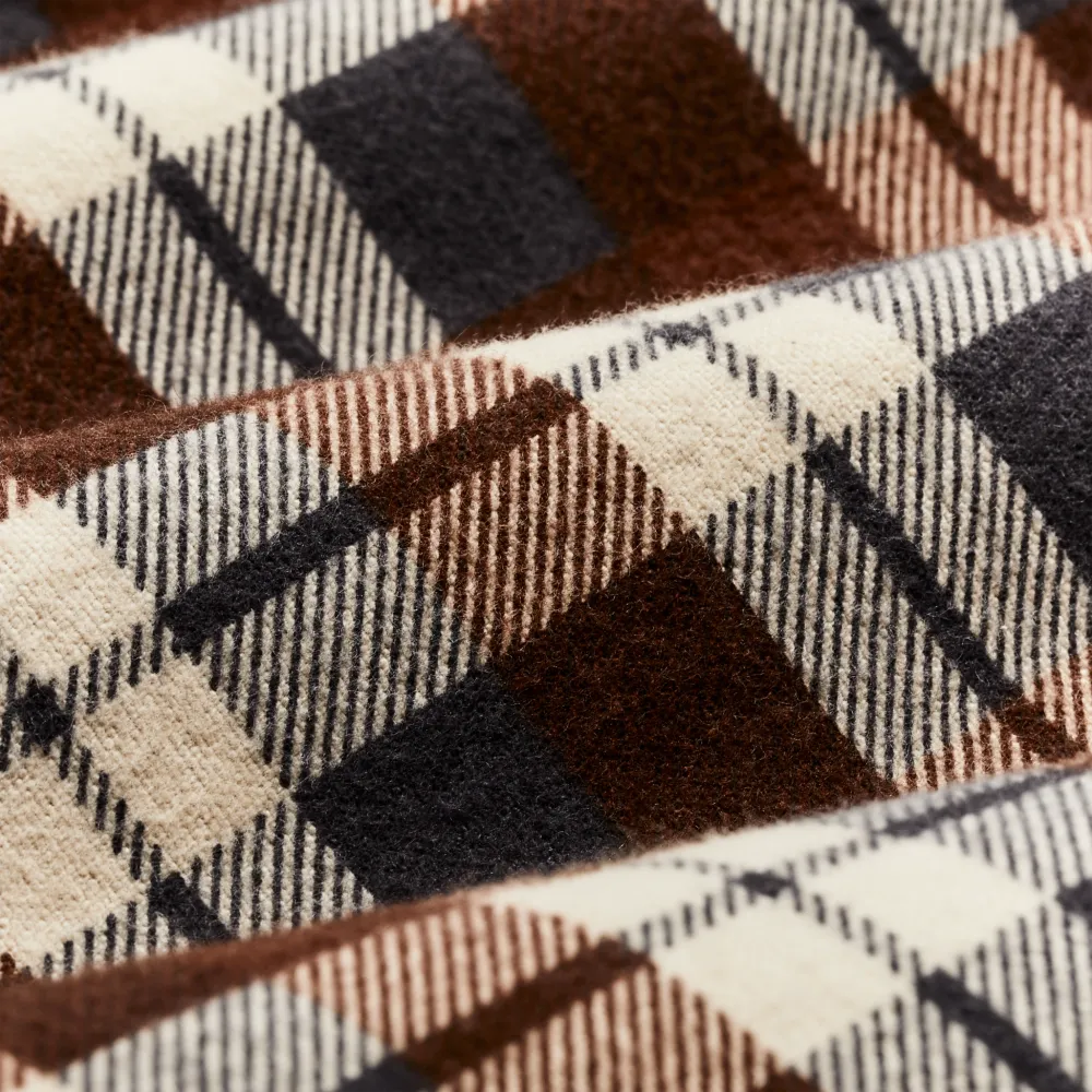 Field Flannel Shirt - Brown / Gray Plaid