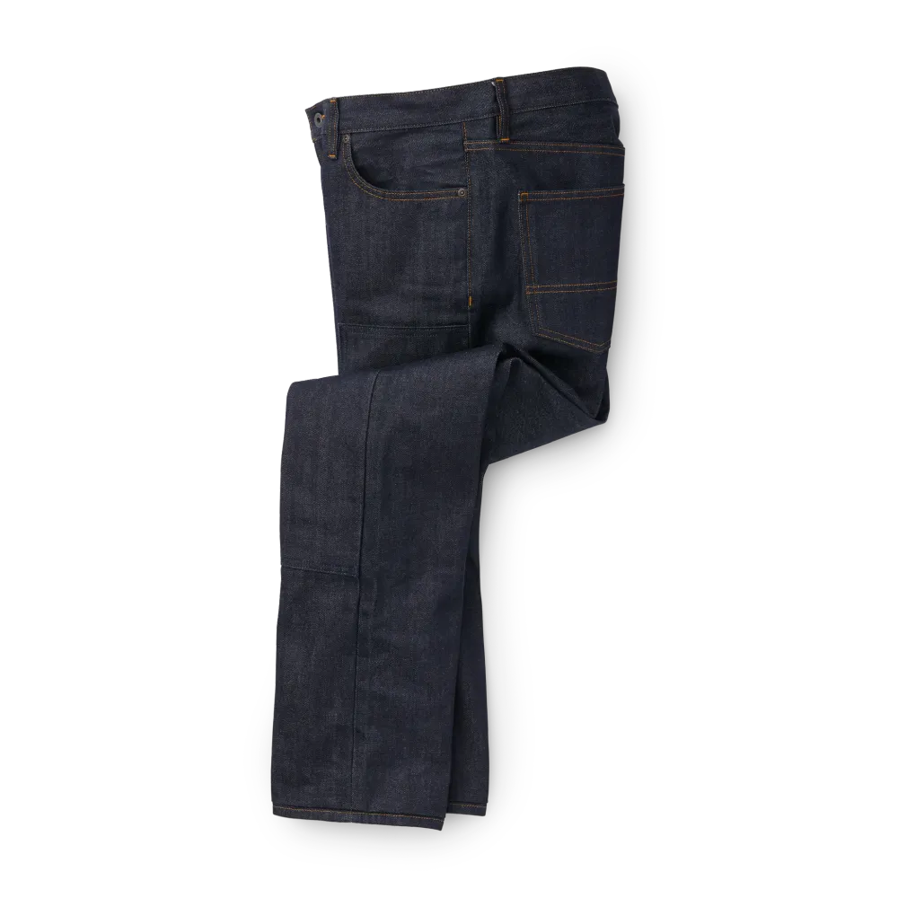 Bullbuck Double-front Jeans - Raw Indigo