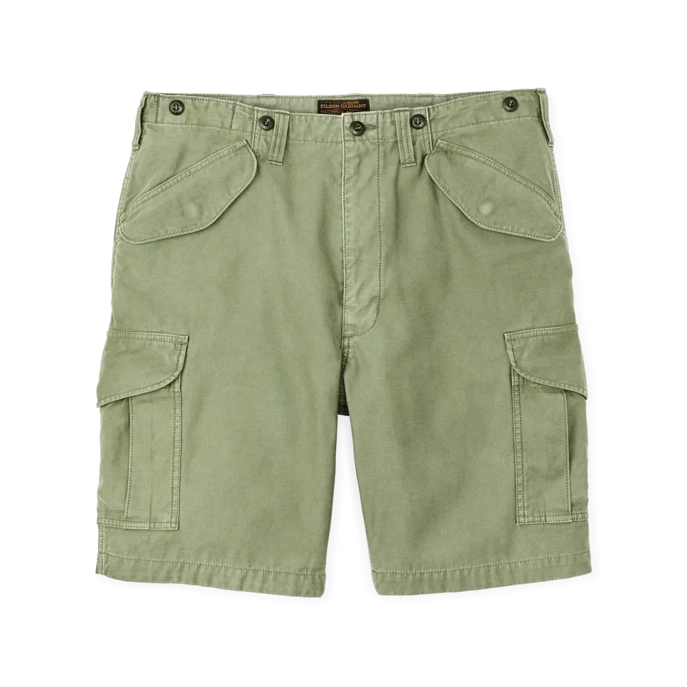 Field Cargo Shorts - Washed Fatigue Green