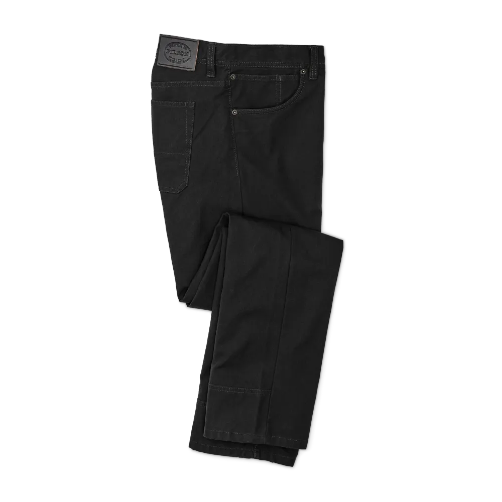 Dry Tin Cloth 5-pocket Pants - Raven