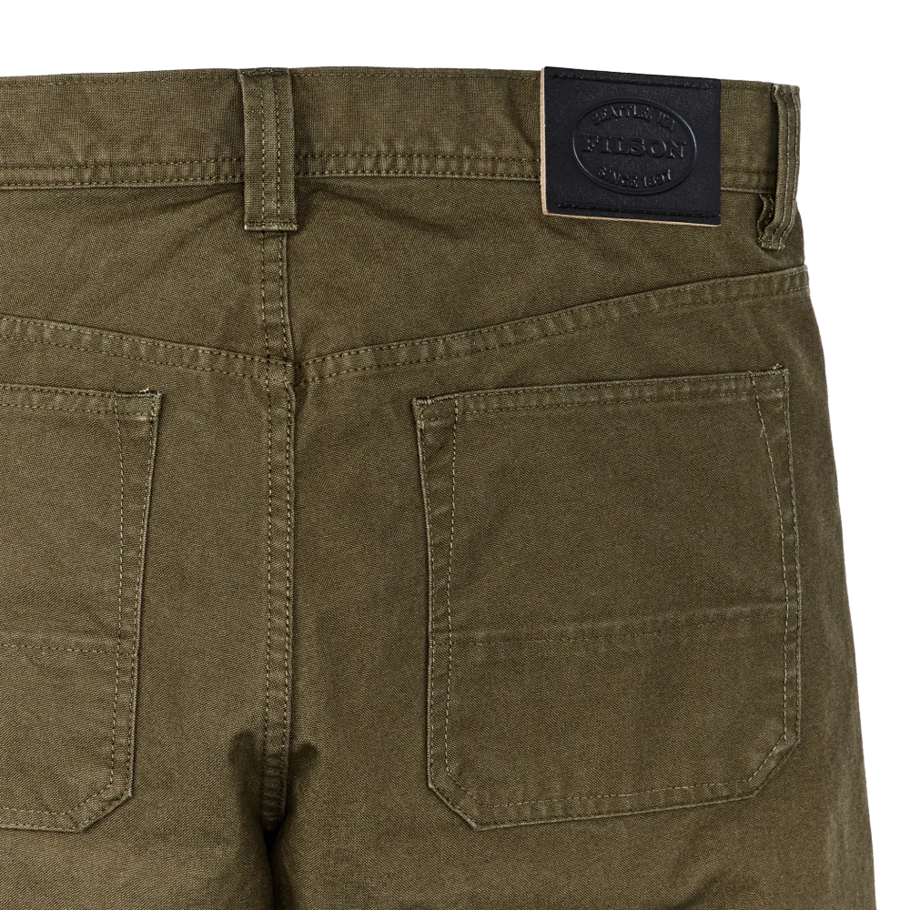 Dry Tin Cloth 5-pocket Pants - Marsh Olive
