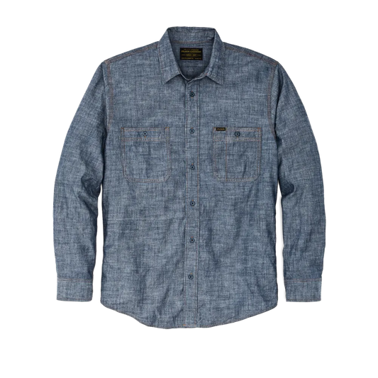 Chambray Cpo Shirt - Rinsed Indigo Chambray