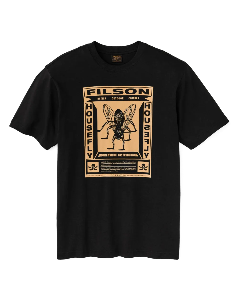 Filson X Housefly Frontier Graphic T-shirt - Black / Worldwide