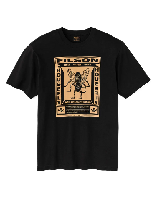 Filson X Housefly Frontier Graphic T-shirt - Black / Worldwide