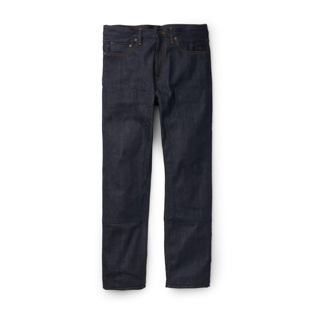 Bullbuck Double-front Jeans - Raw Indigo