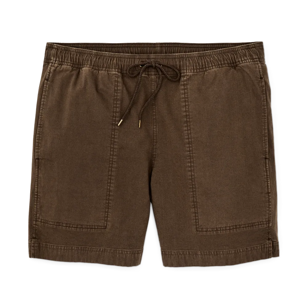 Granite Mountain Pull On Shorts - Dark Earth