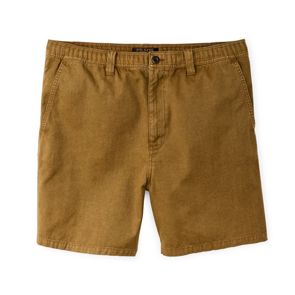 Oakville Canvas Shorts - Bronze Brown