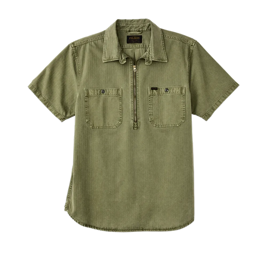Short Sleeve Mechanic Shirt - Moss