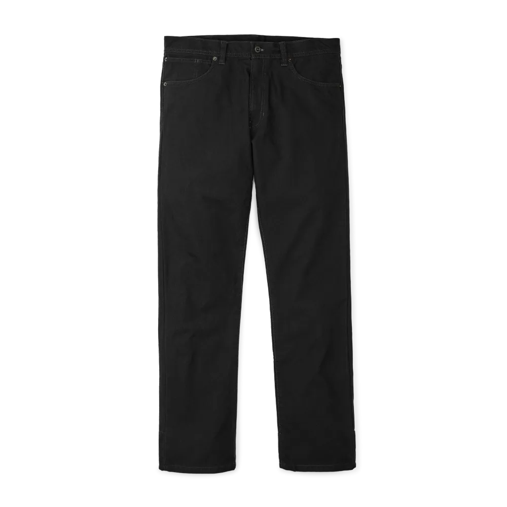 Dry Tin Cloth 5-pocket Pants - Raven